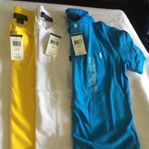 Polo Boys shirts set of 3 size 8 (s)